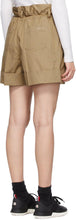 Moncler Brown Gabardine Shorts