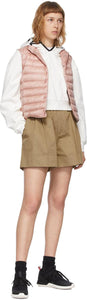 Moncler Brown Gabardine Shorts