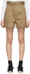 Moncler Brown Gabardine Shorts - Moncler brun gabardine shorts - Moncler Brown Gabardine 반바지
