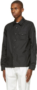 Moncler Genius 2 Moncler 1952 Black Taffeta Shirt