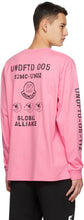 Moncler Genius 2 Moncler 1952 Pink UNDEFEATED Edition Logo Long Sleeve T-Shirt