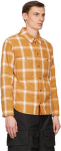 Moncler Genius 2 Moncler 1952 Tan Down Plaid Lapetus Shirt