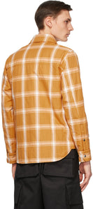 Moncler Genius 2 Moncler 1952 Tan Down Plaid Lapetus Shirt