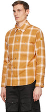 Moncler Genius 2 Moncler 1952 Tan Down Plaid Lapetus Shirt