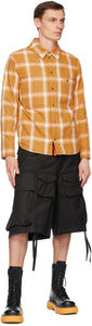 Moncler Genius 2 Moncler 1952 Tan Down Plaid Lapetus Shirt