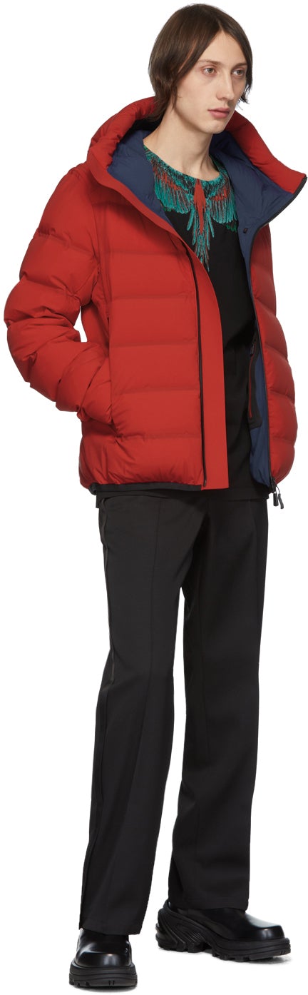 Moncler Grenoble Red Down Lagoria Jacket