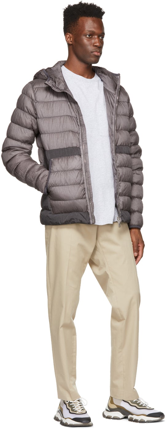 Moncler Grey Down Micy Jacket