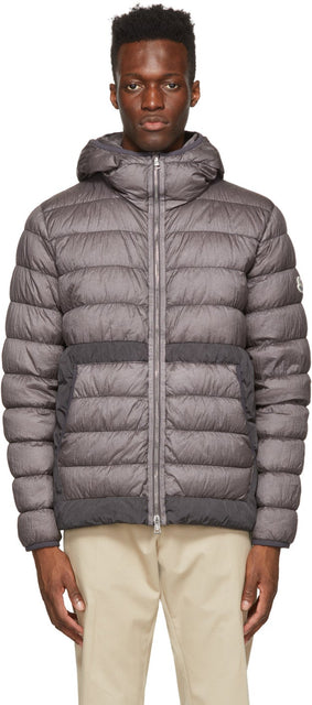 Moncler Grey Down Micy Jacket - Moncler Gris Down Micy Veste - Moncler Grey Down Micy Jacket.