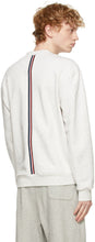 Moncler Grey Embroidered Logo Sweatshirt