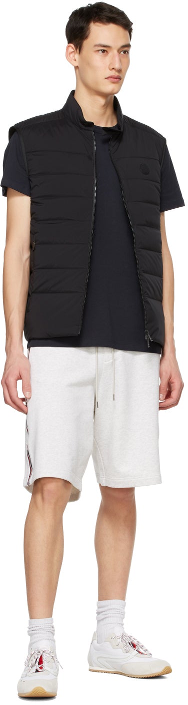 Moncler Grey French Terry Shorts
