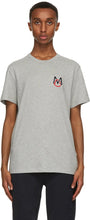 Moncler Grey Logo T-Shirt - T-shirt Moncler Grey Logo - 몬클러 그레이 로고 티셔츠