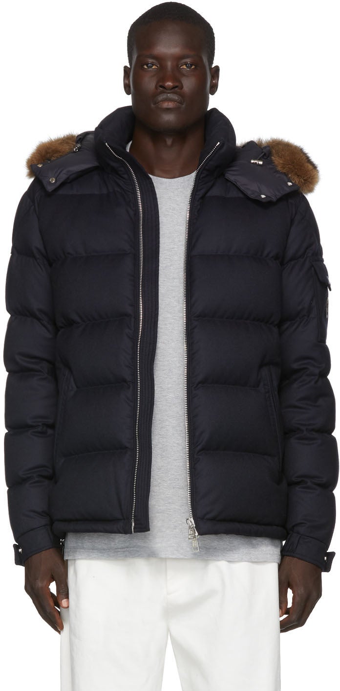 Moncler Navy Down Allemand Jacket – BlackSkinny