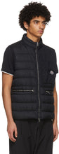 Moncler Navy Down Capy Vest