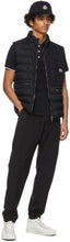 Moncler Navy Down Capy Vest