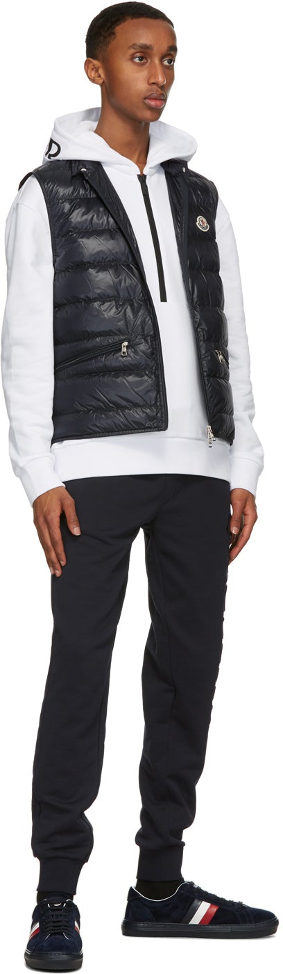 Moncler Navy Down Gui Vest