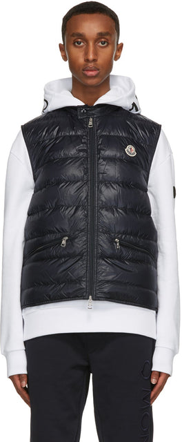 Moncler Navy Down Gui Vest - Moncler Navy Down Gudi Gilet - Gui 조끼 아래로 몬클러 니 해군