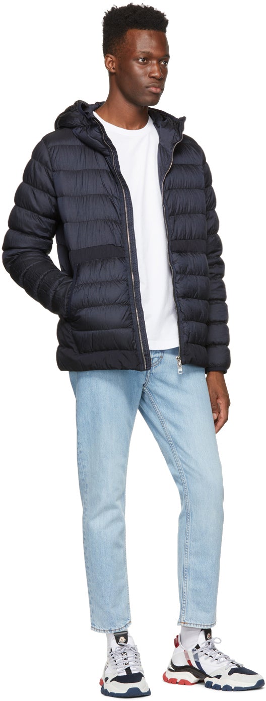 Moncler Navy Down Micy Jacket