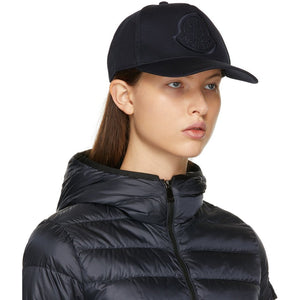 Moncler Navy Tonal Logo Baseball Cap