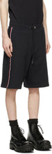 Moncler Navy Tricolor Terry Shorts