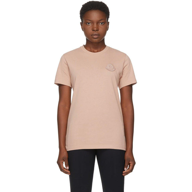 Moncler Pink Logo T-Shirt