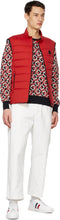 Moncler Red Down Gordes Vest