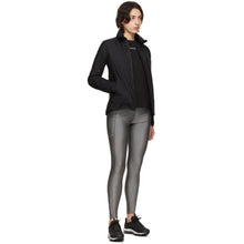 Moncler Silver Contrast Waistband Leggings