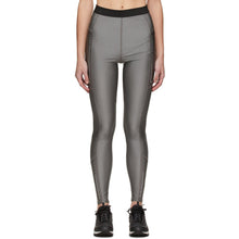 Moncler Silver Contrast Waistband Leggings - Moncler Silver contraste de ceinture - 몬 클러 실버 대조 허리띠 레깅스