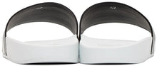 Moncler White Basile Slides
