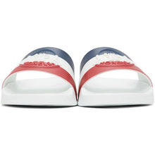 Moncler White Jeanne Slides