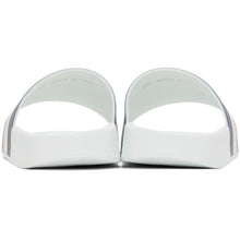 Moncler White Jeanne Slides