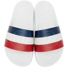 Moncler White Jeanne Slides