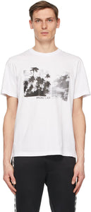 Moncler White Maglia T-Shirt - Moncler Blanc Maglia T-shirt - Moncler 화이트 Maglia T 셔츠