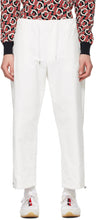 Moncler White Sport Pants - Pantalon de sport blanc Moncler - 몬 클러 화이트 스포츠 바지