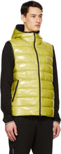 Moncler Yellow Down Lappe Vest