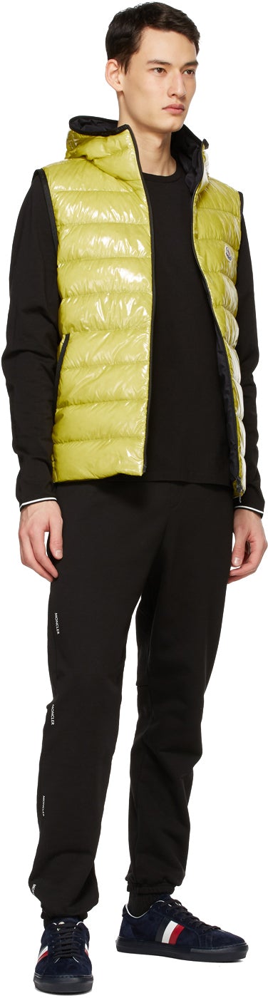 Moncler Yellow Down Lappe Vest
