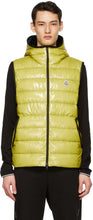 Moncler Yellow Down Lappe Vest - Moncler Yellow Down Lappe gilet - 몬클 러그 랩 웨이브 조끼