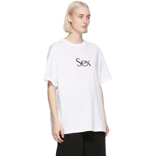 More Joy White 'Sex' T-Shirt
