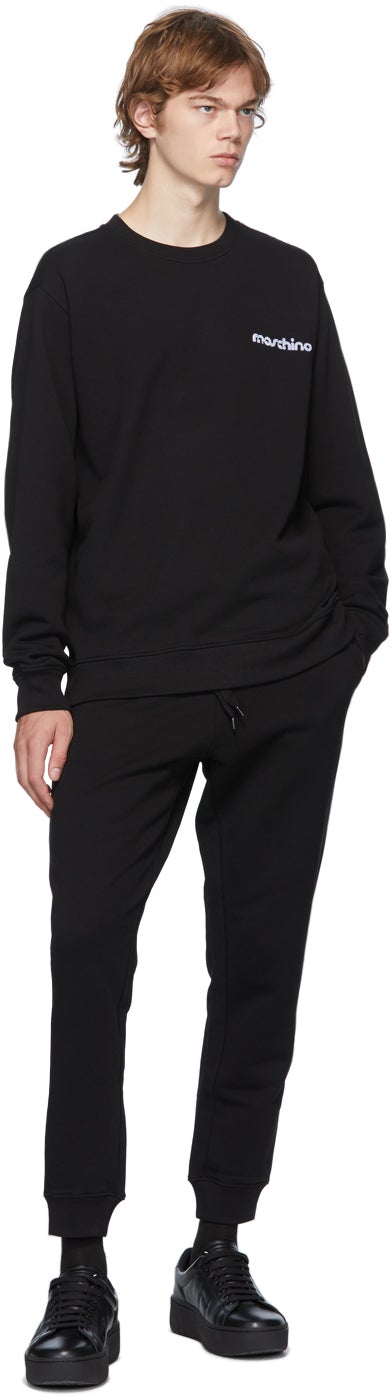 Moschino Black 3D Logo Sweatshirt