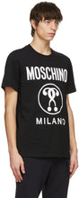 Moschino Black Double Question Mark T-Shirt
