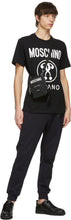 Moschino Black Double Question Mark T-Shirt