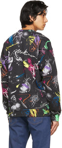 Moschino Black Galaxy Sweatshirt