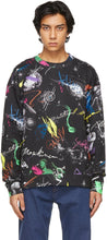 Moschino Black Galaxy Sweatshirt - Sweat-shirt Moschino Black Galaxy - 모스키노 블랙 갤럭시 스웨터