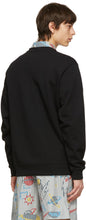 Moschino Black Geometric Logo Sweatshirt