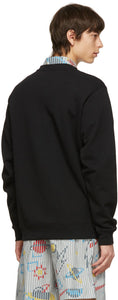 Moschino Black Geometric Logo Sweatshirt