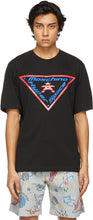 Moschino Black Hyperspace T-Shirt - T-shirt Hyperspace noir Moschino - Moschino 블랙 하이퍼 스페이스 T 셔츠