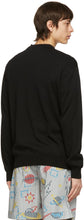 Moschino Black Knit Teddy Sweater