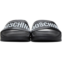 Moschino Black Logo Slides
