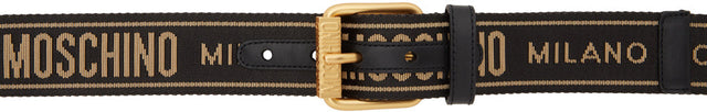 Moschino Black Ribbon Fantasy Belt - Ceinture de fantaisie de ruban noir Moschino - 모스키노 검은 리본 판타지 벨트