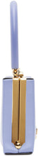 Moschino Blue Mini Frame Top Handle Bag