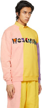 Moschino Multicolor Geometric Logo Sweatshirt